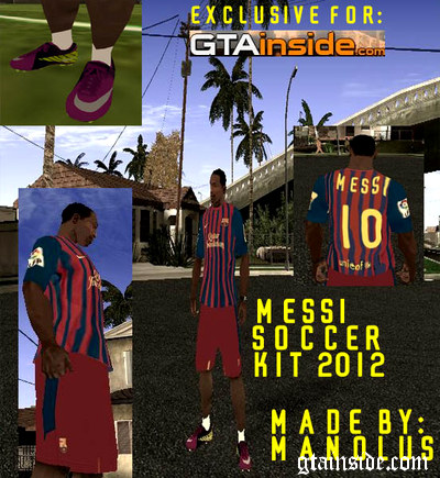 Messi Soccer Kit 2012 for CJ